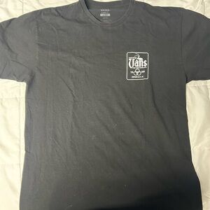 Vans Black Short Sleeve Tee with Logo